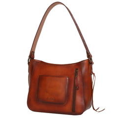 MWG01-G9067 Montana West Genuine Leather Collection Concealed Carry Hobo