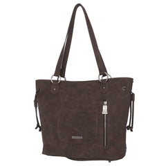 TR142G-8317 Trinity Ranch Hair-On Cowhide Collection Concealed Carry Tote