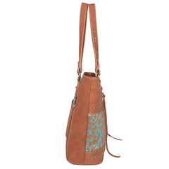TR137G-8317 Trinity Ranch Hair On Cowhide Collection Concealed Carry Tote