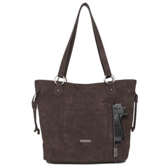 TR142G-8317 Trinity Ranch Hair-On Cowhide Collection Concealed Carry Tote