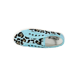 900-S002 Montana West Leopard Hair-On Canvas Shoes - By Case (12 Paris/Case)
