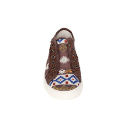 900-S036 Montana West Aztec Print Canvas Shoes - By Case (12 Pairs/Case)