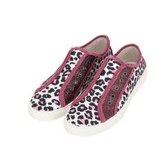 900-S039 Montana West Vintage Floral Tooled Leopard Canvas Shoes - By Case (12 Paris/Case)
