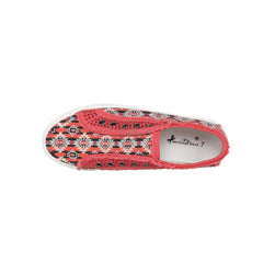 900-S042 Montana West Aztec Print Bling Canvas Shoes - By Case (12 Pairs/Case)