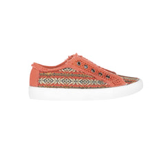 900-S046 Montana West Aztec Print Bling Canvas Shoes - By Case (12 Pairs/Case)