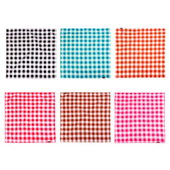 BDN11  Montana West Checkered Bandana - Assorted Colors (12 PCS)