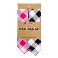 BDN11  Montana West Checkered Bandana - Assorted Colors (12 PCS)