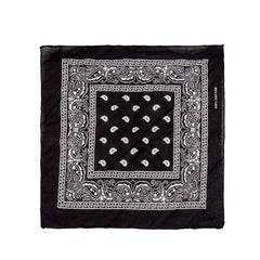 BDN14-01  Montana West  Bandana Paisley Print - Black & White (12 PCS)