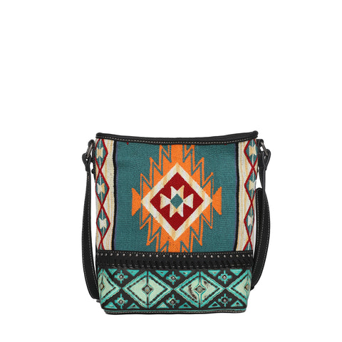 MW1096G-9360 Montana West Aztec Tapestry Concealed Carry Crossbody