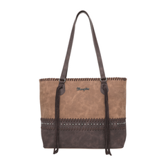 WG28-G8317 Wrangler Fringe and Studs Concealed Carry Western Tote（Wrangler by Montana West）
