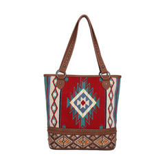 MW1096G-8113 Montana West Aztec Tapestry Concealed Carry Tote