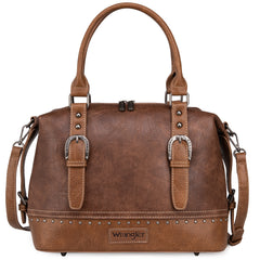 WG48-S5110  Wrangler Buckle Classic Barrel Satchel