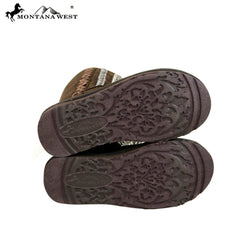 BST-108 Montana West Boots Buckle Collection- Brown By Size