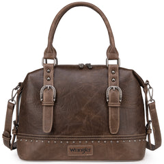 WG48-S5110  Wrangler Buckle Classic Barrel Satchel