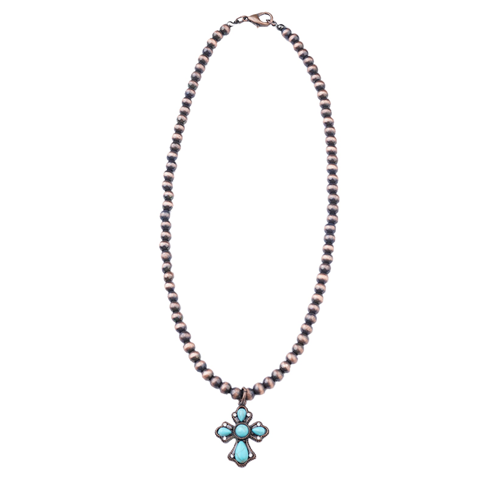 Turquoise Cross Pendant – Love Tokens Jewelry