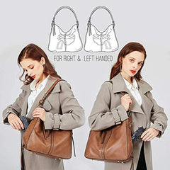 TR123G-918 Trinity Ranch Hair-On Leather Collection Dual Sided Concealed Carry Hobo/Crossbody Bag