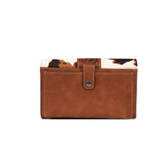 FIO-004 Montana West Hair-On Cowhide Collection Wallet/Crossbody