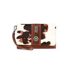 FIO-004 Montana West Hair-On Cowhide Collection Wallet/Crossbody
