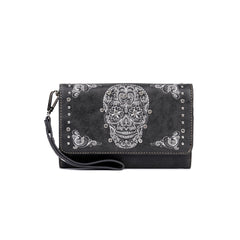 FIO-013 Montana West Sugar Skull Collection Wallet/Crossbody