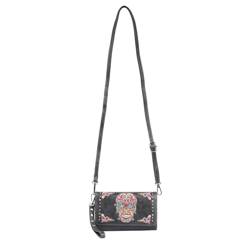 FIO-013 Montana West Sugar Skull Collection Wallet/Crossbody