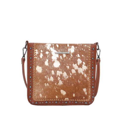 TR135G-9360 Trinity Ranch Hair-On Cowhide Collection Concealed Carry Crossbody Bag