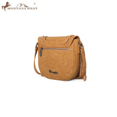 Wrangler Embroidered Floral Fringe Crossbody - Montana West World
