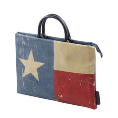 LPC-TX01-13"  Montana West Waterproof Texas Flag Print Laptop Sleeve /Messenger Bag/Briefcase Computer Bag