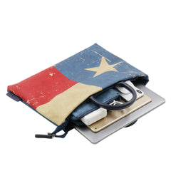 LPC-TX01-13"  Montana West Waterproof Texas Flag Print Laptop Sleeve /Messenger Bag/Briefcase Computer Bag