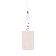 IDT-001  Montana West Real Leather Retractable ID Card Holder Reel Badge with Lanyard