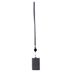 IDT-001  Montana West Real Leather Retractable ID Card Holder Reel Badge with Lanyard