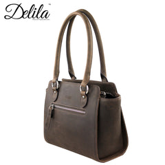 LEA-6014 Delila 100% Genuine Leather Tooled Collection