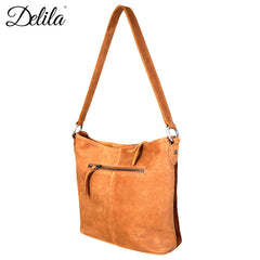 LEA-6038 Delila 100% Genuine Leather Hair-On Hide Collection Hobo