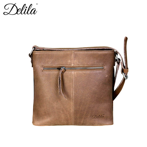 LEA-6039 Delila 100% Genuine Leather Hair-On Hide Collection Crossbody