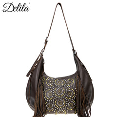 LEA-6048 Delila 100% Genuine Leather Collection Hobo
