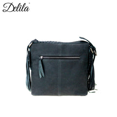 LEA-6050 Delila 100% Genuine Leather Hair-On Hide Collection Crossbody