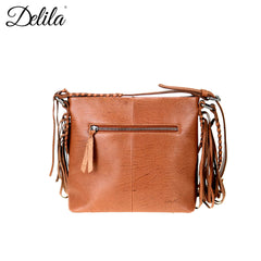 LEA-6050 Delila 100% Genuine Leather Hair-On Hide Collection Crossbody
