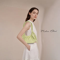 MC-1010 Milan Chiva Ruched Hobo/Shoulder Bag