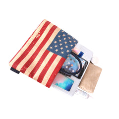 LPC-US01-15"  Montana West Waterproof US Flag Print Laptop Sleeve /Messenger Bag/Briefcase Computer Bag