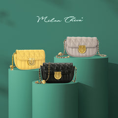 MC-1001 Milan Chiva Fashion Quilted Crossbody Bag