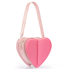 MC-1024 Milan Chiva Heart Shaped Mini Clutch/Crossbody Bag