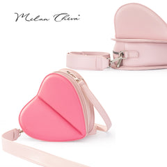 MC-1024 Milan Chiva Heart Shaped Mini Clutch/Crossbody Bag