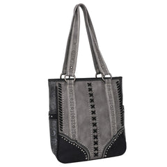 MW1010G-8113 Montana West Embossed Collection Concealed Carry Western Tote