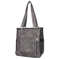 MW1010G-8113 Montana West Embossed Collection Concealed Carry Western Tote