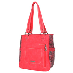 MW1010G-8113 Montana West Embossed Collection Concealed Carry Western Tote