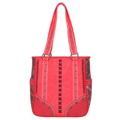MW1010G-8113 Montana West Embossed Collection Concealed Carry Western Tote