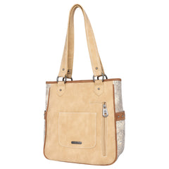 MW1010G-8113 Montana West Embossed Collection Concealed Carry Western Tote