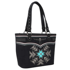 MW1019G-8317 Montana West Aztec Collection Concealed Carry Tote