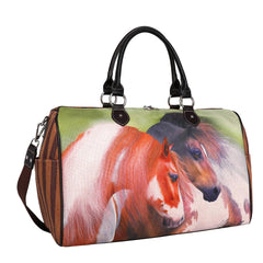MW1020-5110 Montana West Horse Canvas Weekender Bag