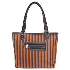 MWS1023-8112 Montana West Horse Canvas Tote Bag with Wristlet