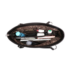 MWS1023-8112 Montana West Horse Canvas Tote Bag with Wristlet